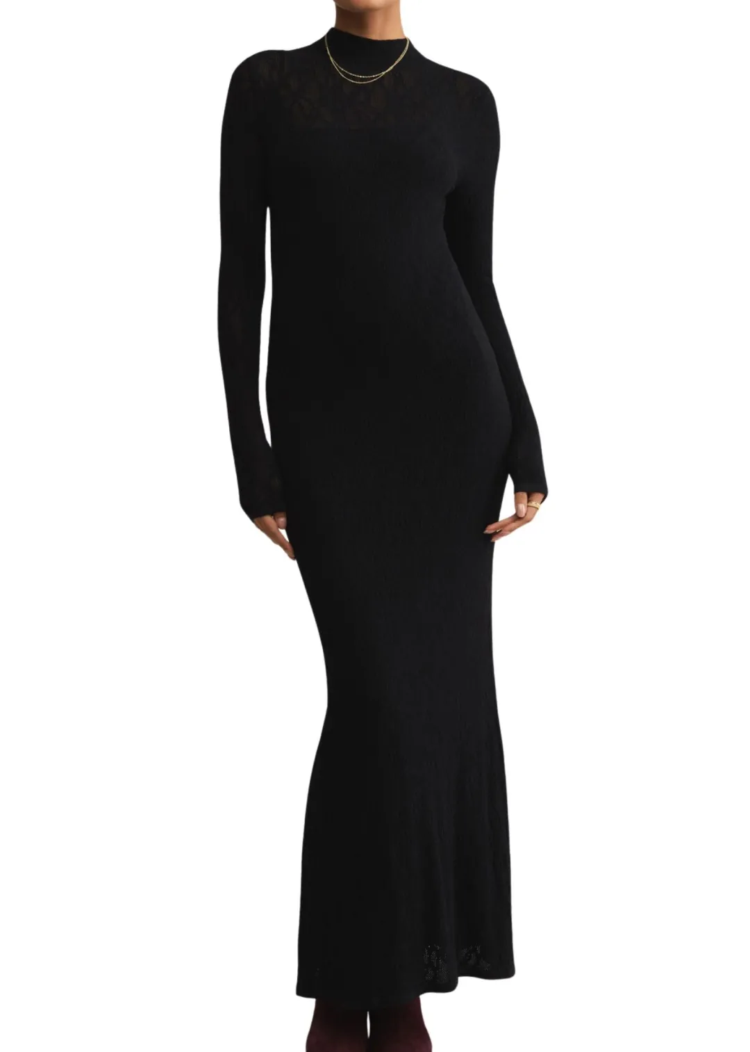 Aden Mesh Sweater Dress