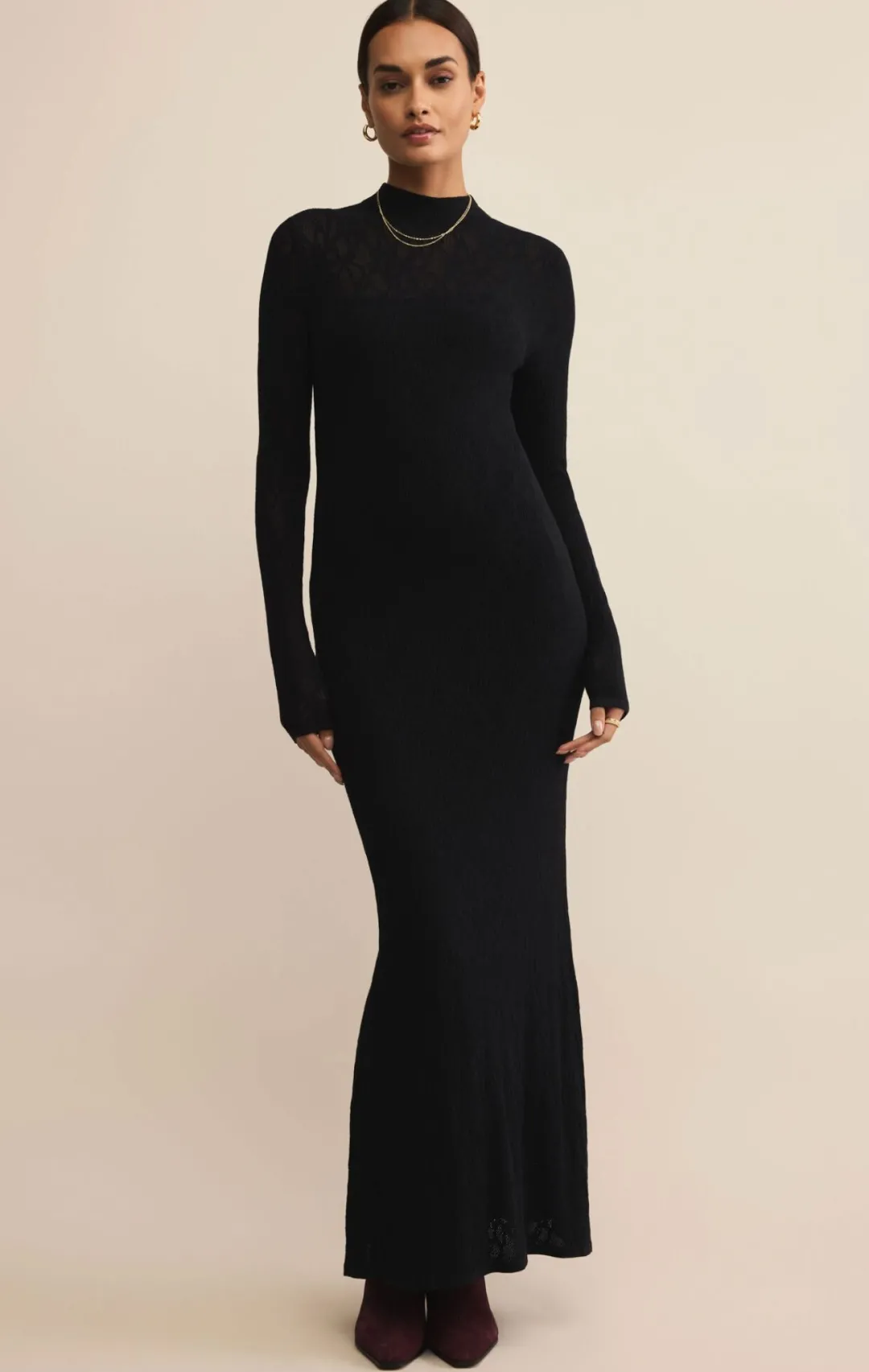 Aden Mesh Sweater Dress