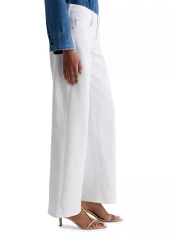 Adria Low-Rise Wide Leg Jeans