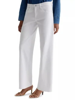 Adria Low-Rise Wide Leg Jeans
