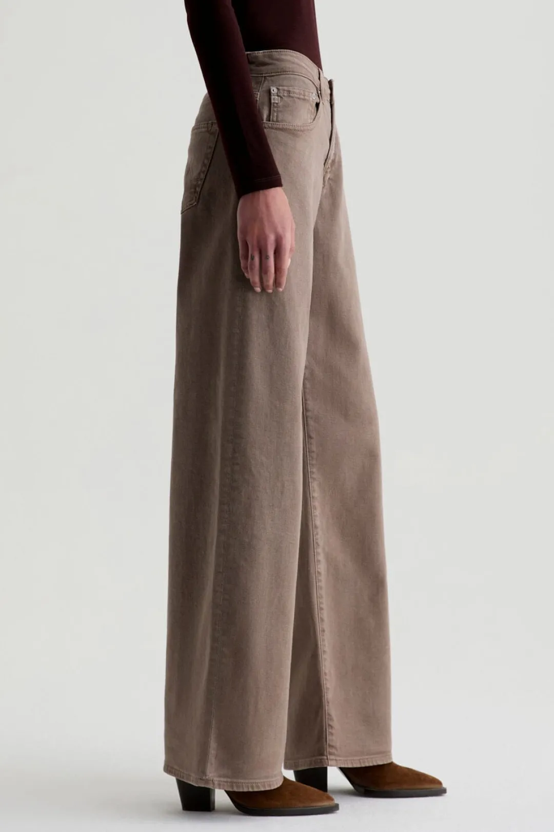 Adria Lowrise Wide Leg Jeans