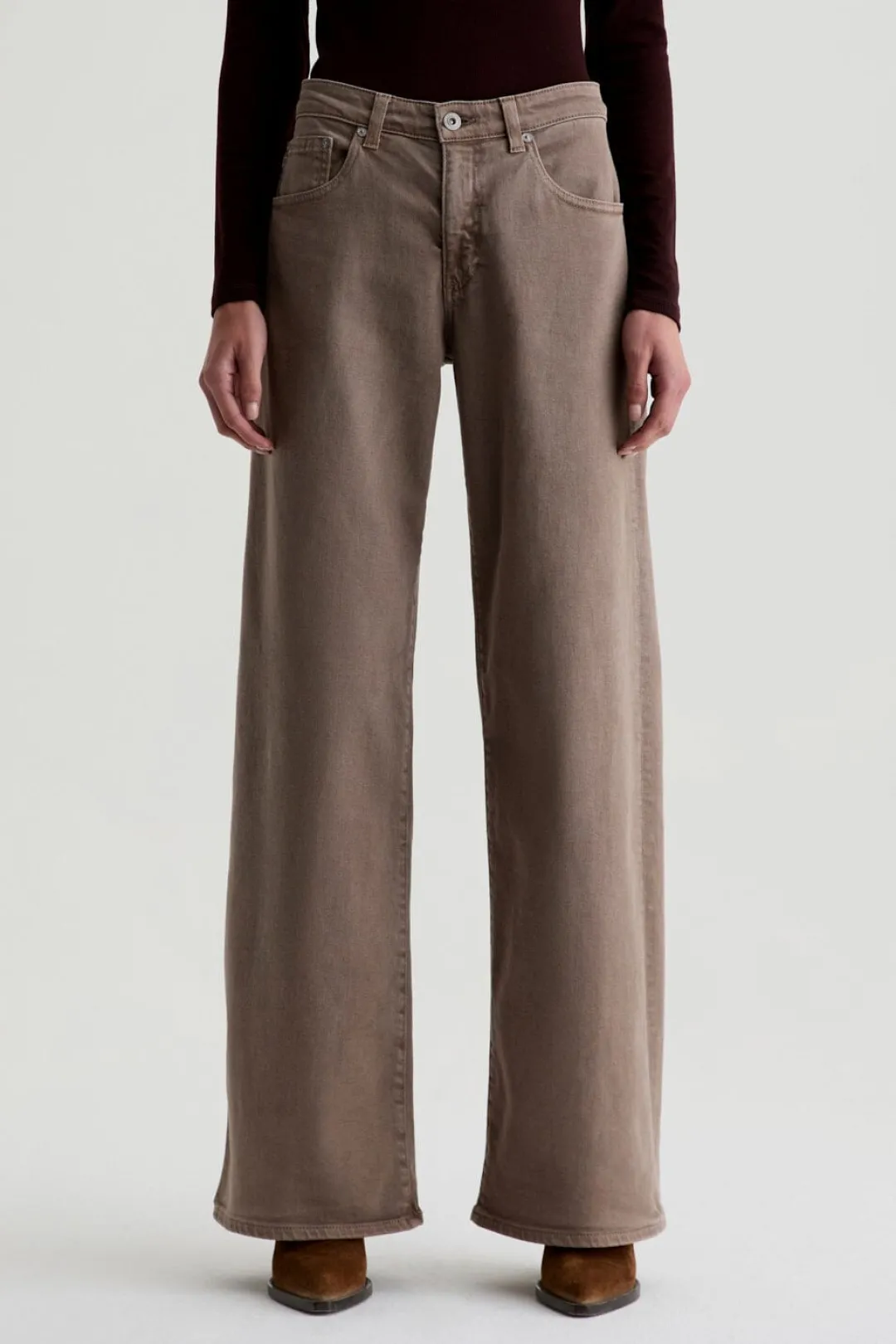 Adria Lowrise Wide Leg Jeans