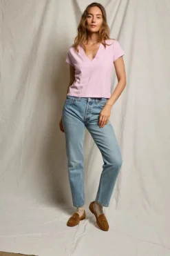 Alanis Recycled V-neck Tee