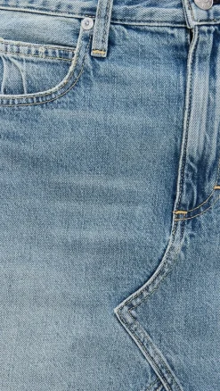 Alexis Skirt With Raw Cut Hem