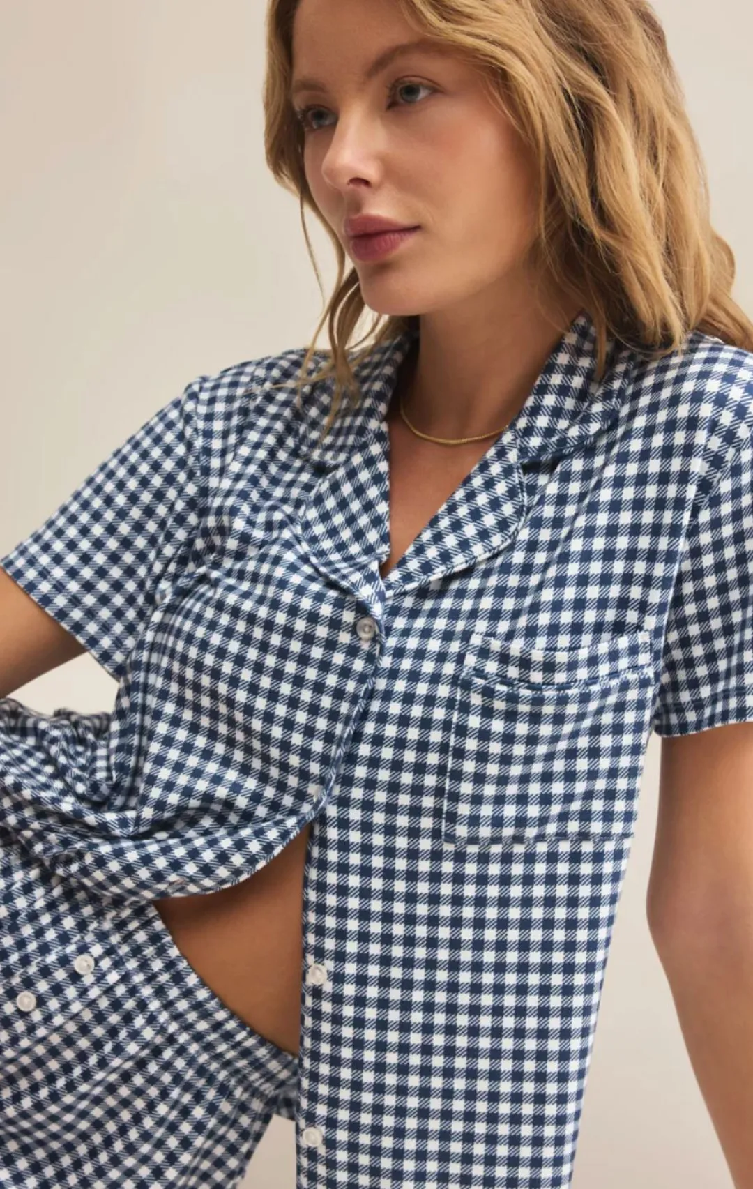 Amy Gingham Top