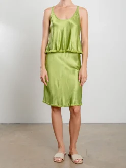 Ani Skirt In Vintage Satin