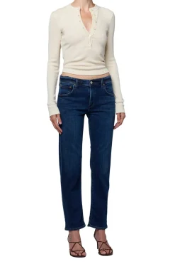 Anissa Low Rise Straight Jeans