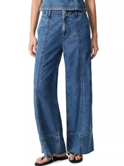 Arianna Cropped Palazzo Jeans