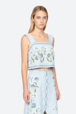 Audra Embroidery Top