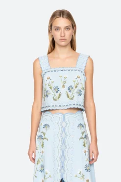 Audra Embroidery Top