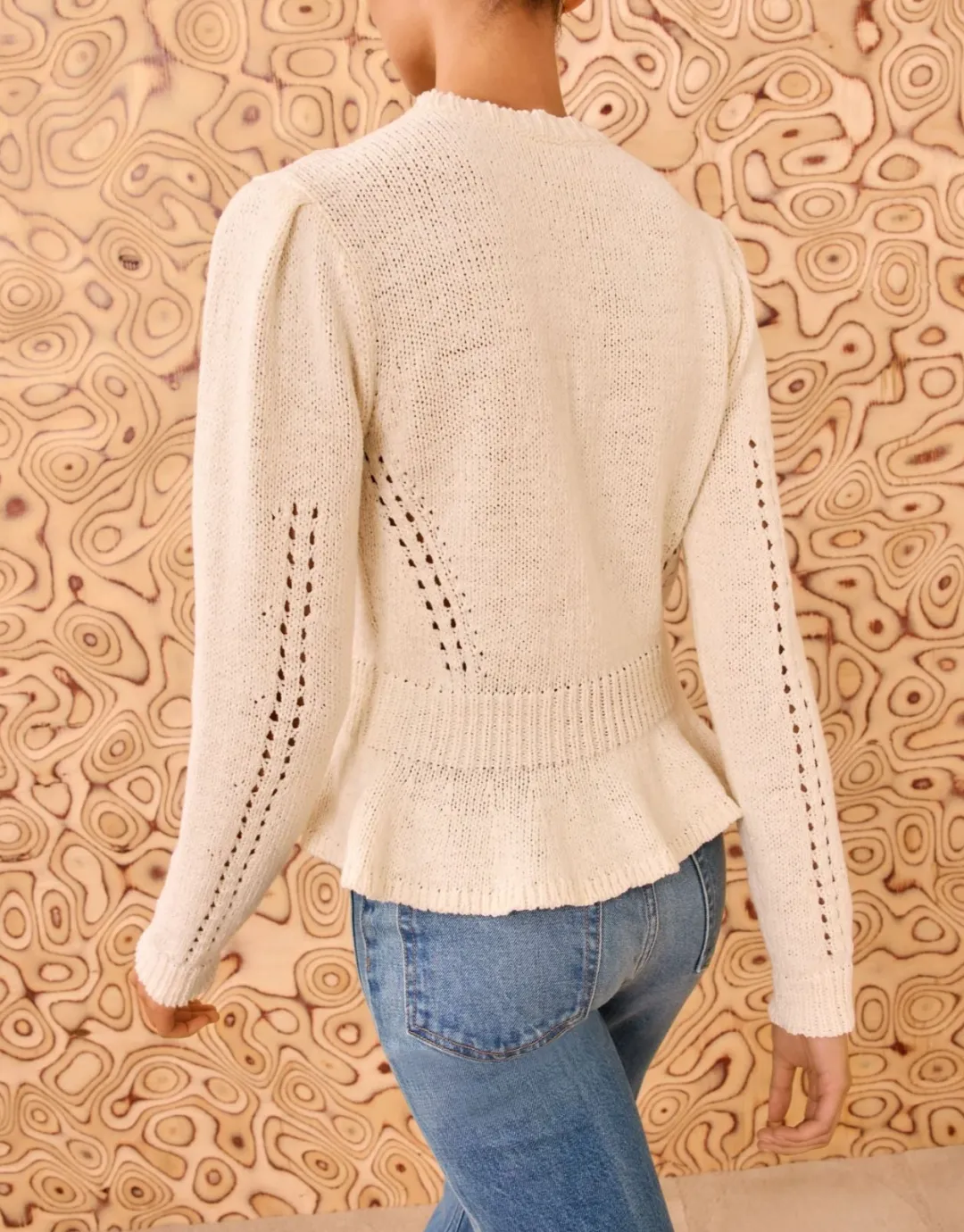 Aurelie Peplum Pullover