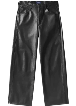 Ayla Baggy Leather Jeans