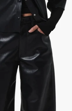 Ayla Baggy Leather Jeans