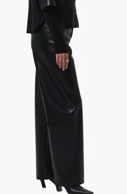 Ayla Baggy Leather Jeans