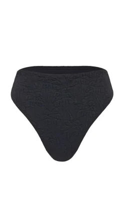 Black Palm Trees Bikini Bottom