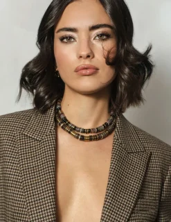 Brown Sea Shell Puka Necklace