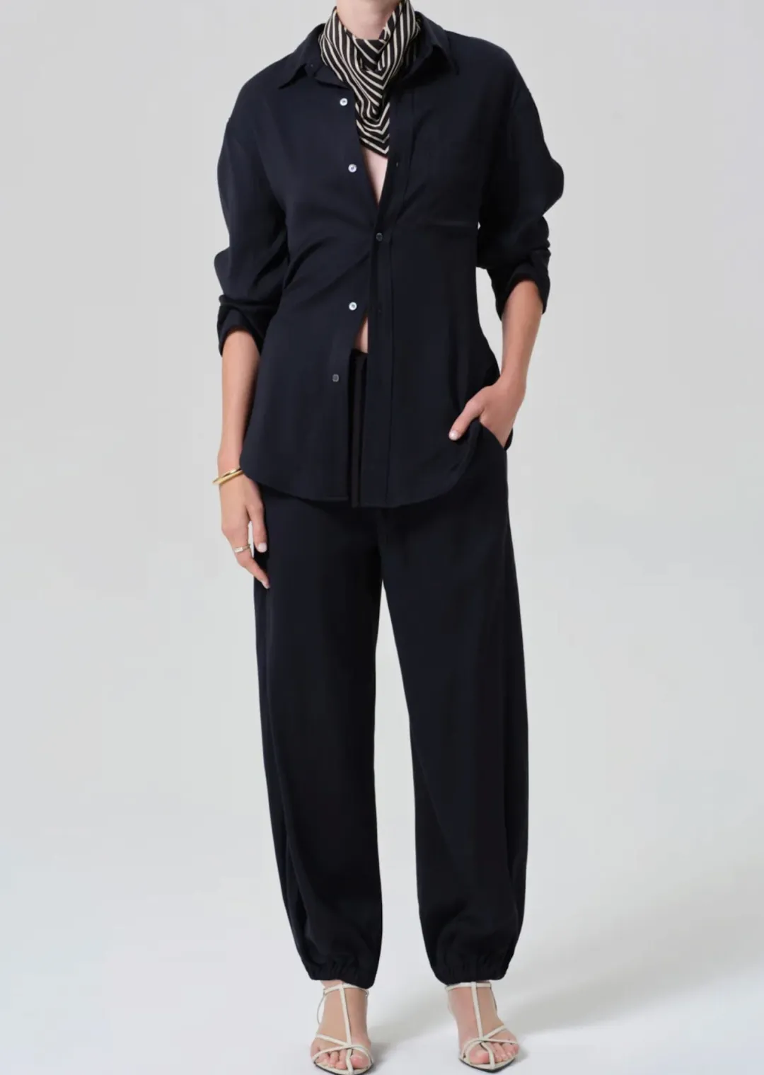 Bubble Pull On Twill Pant