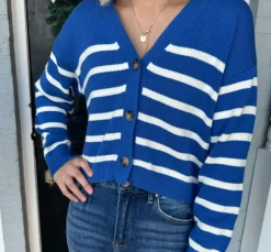 Carter Striped Cardigan