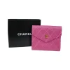 Chanel Caviar Mini Wallet/Hot Pink