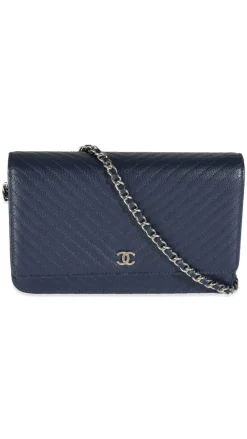 Chanel Caviar Wallet On Chain