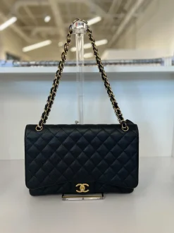 Chanel Quilted Caviar Maxi Classic