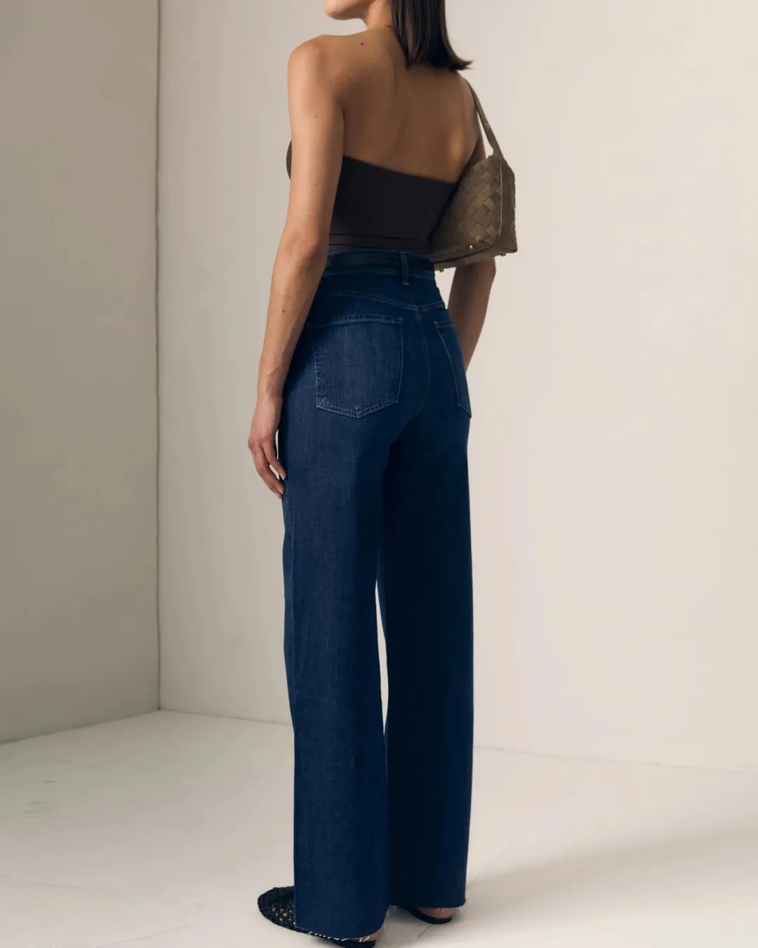 Column High Rise Jeans