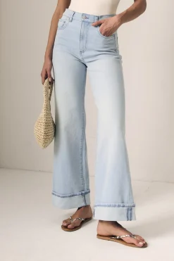 Column Jeans with Cuff