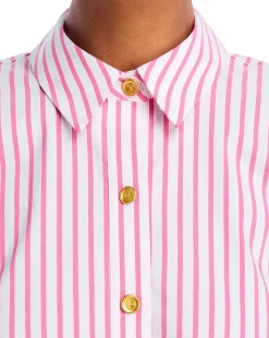 Cosette Crop Hi Low Shirt