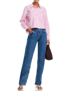 Cosette Crop Hi Low Shirt