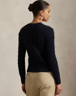 Cotton Crewneck Cardigan