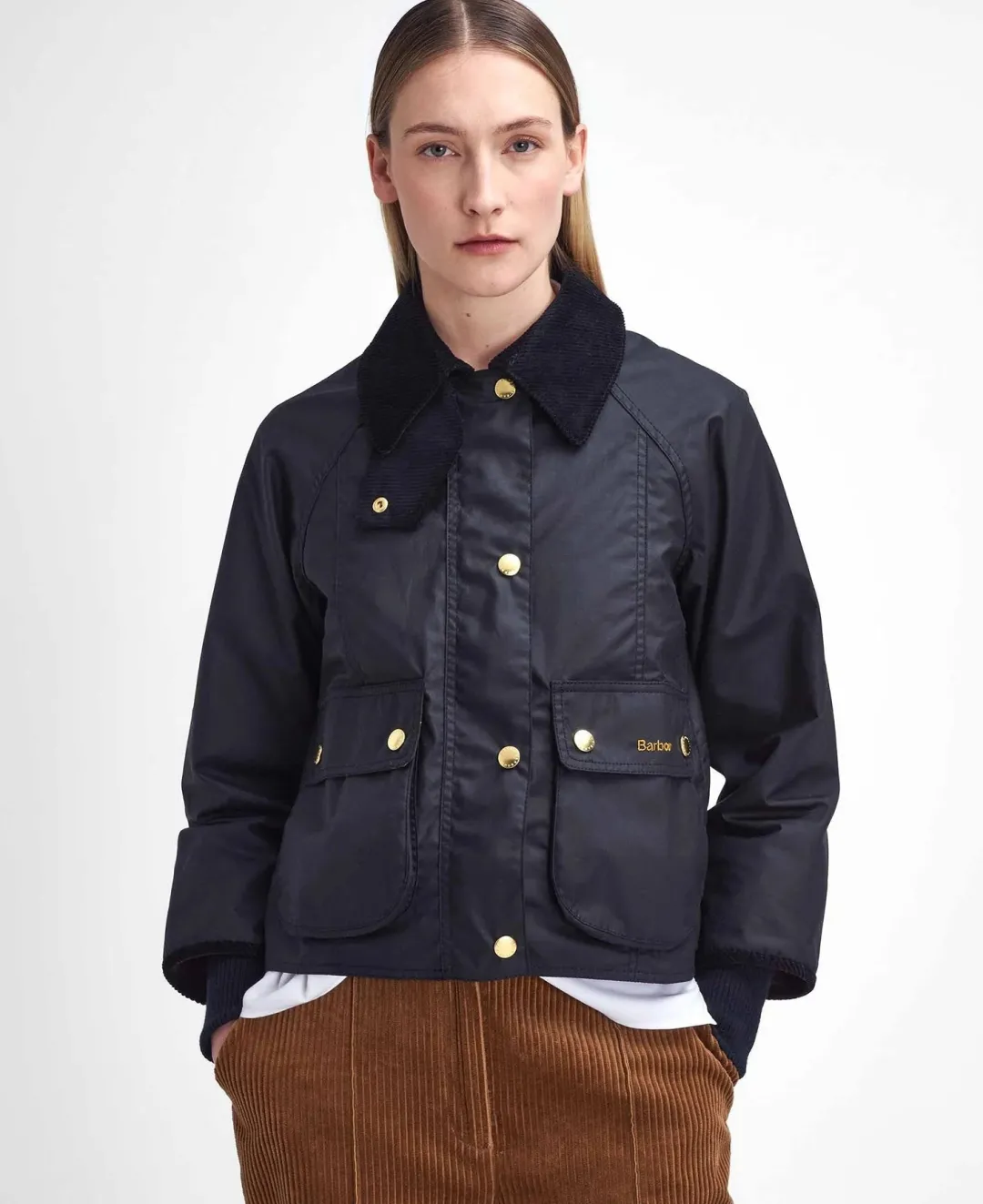 Cropped Beadnell Waxed Jacket