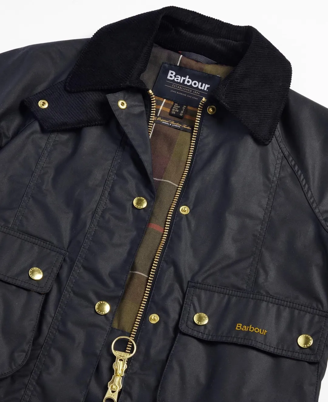 Cropped Beadnell Waxed Jacket