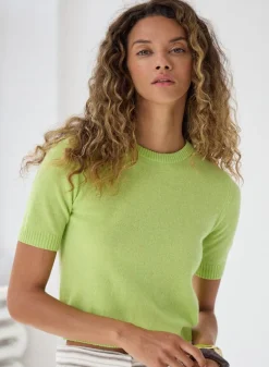 Cropped Short Sleeve Crew