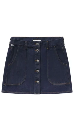 Curved Pocket Mini Skirt