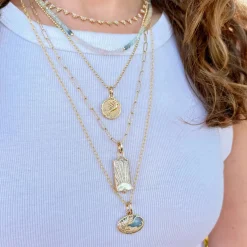 Delicate Ombre Beaded Chain