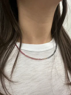 Delicate Sapphire Beaded Chain