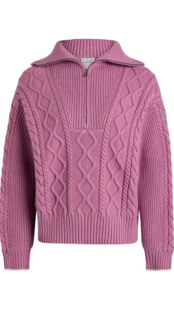 Didi Relaxed Cable Half Zip