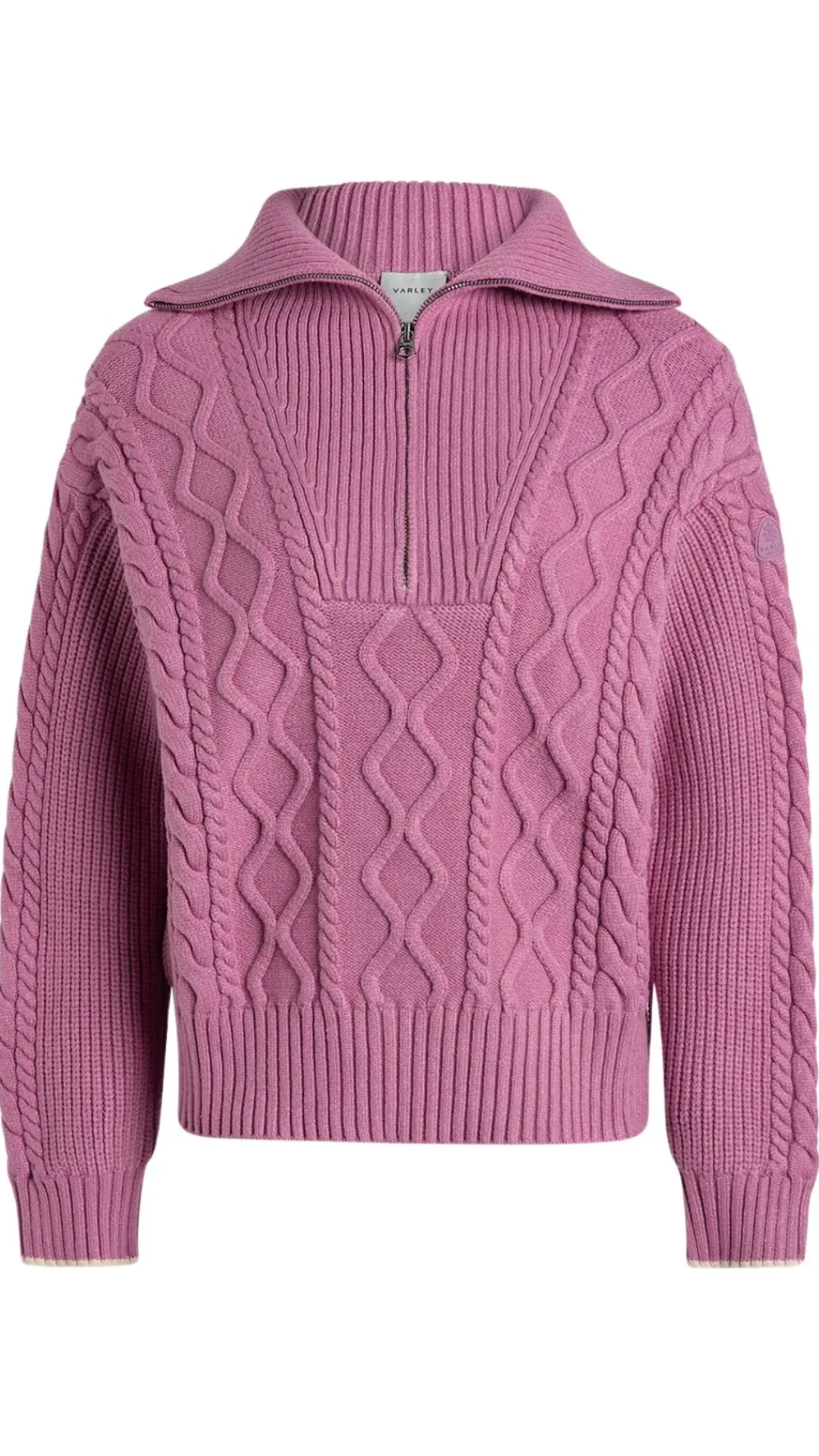 Didi Relaxed Cable Half Zip