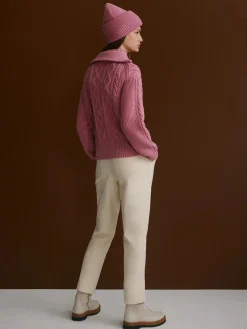 Didi Relaxed Cable Half Zip