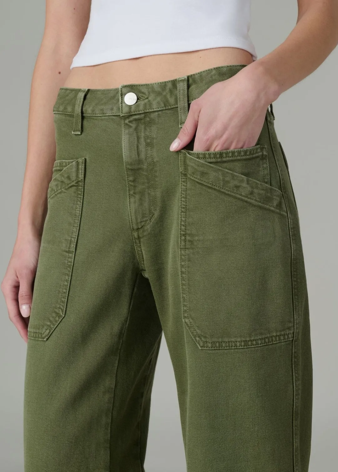 Double Pocket Barrel Jean