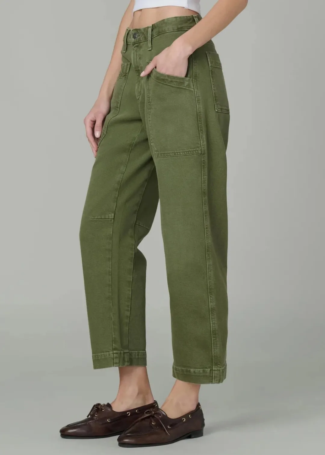 Double Pocket Barrel Jean