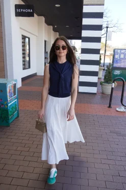 Elsie Pleated Seam Skirt