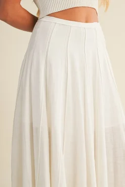 Elsie Pleated Seam Skirt