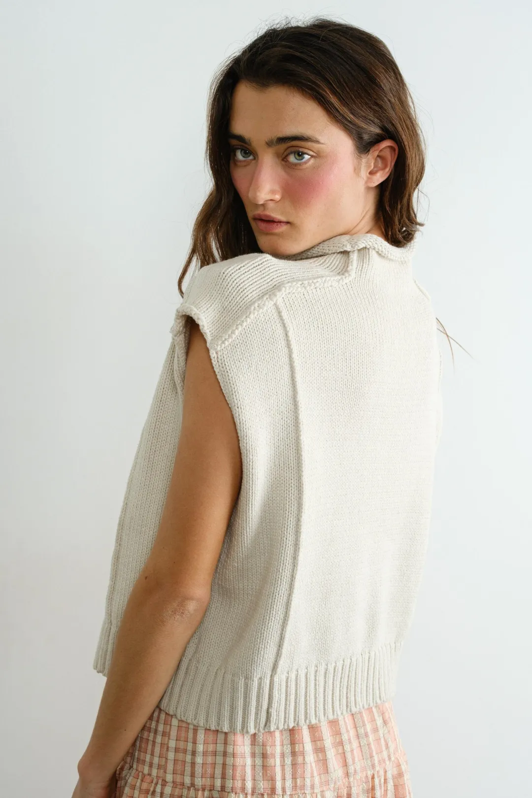 Emmie Mock Neck Vest