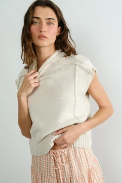 Emmie Mock Neck Vest