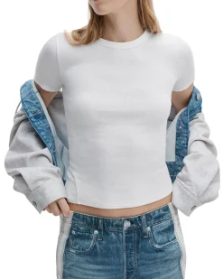 Essential Rib Short Sleeve Crew