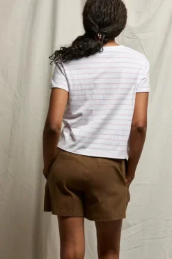 Everett Stripe Boxy Tee