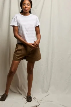 Everett Stripe Boxy Tee