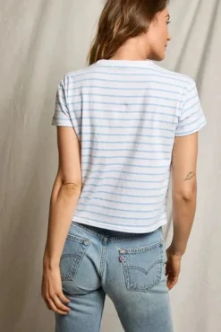 Everett Stripe Boxy Tee