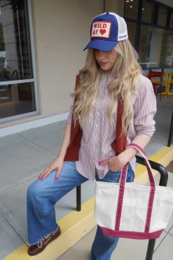 Everyday Tote Bag Maroon